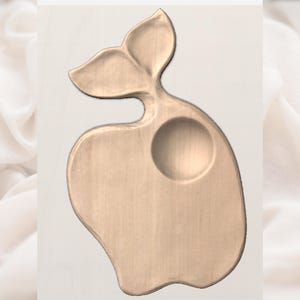 Whale Tail Cutting Board STL for CNC Router view 3
