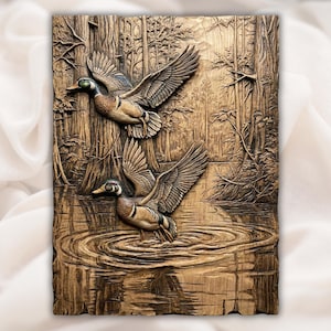 Flying Ducks 3D STL File view 1