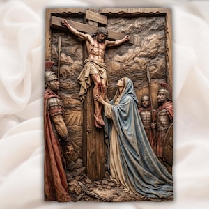 Jesus on the Cross STL view 1