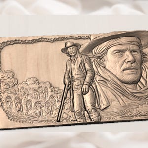 Western Cowboy Gunslinger STL view 3