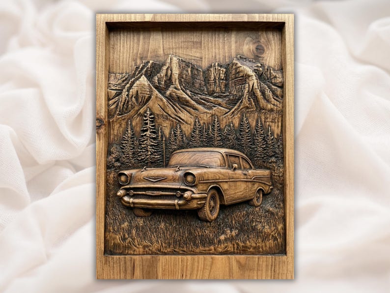 Classic Car 3D STL File