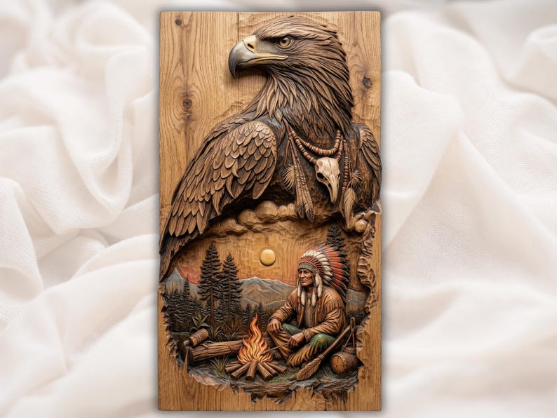Bald Eagle Native American STL