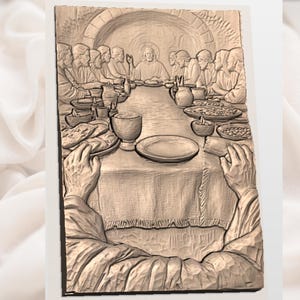 viewer perspective Last Supper STL view 2
