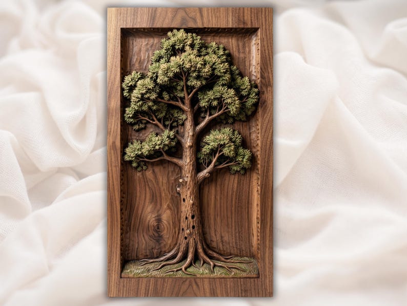 Detailed Oak Tree  STL