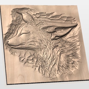 Fennec Fox STL view 3