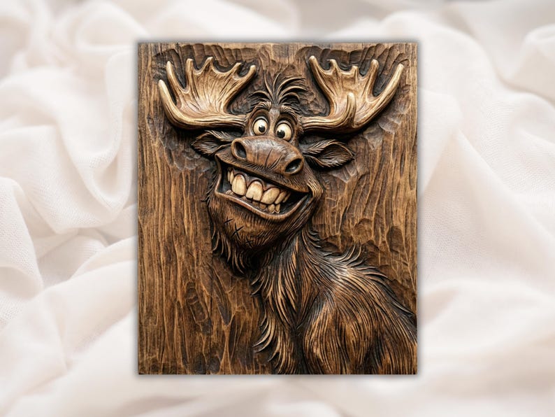 Funny Moose STL File