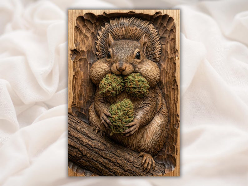 Squirrel Relief STL