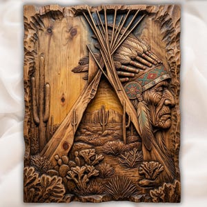 Southwestern Teepee Desert STL view 1