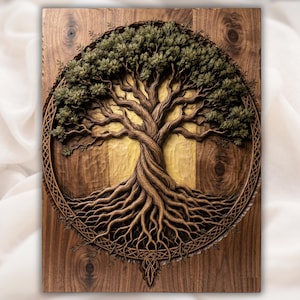Yggdrasil Tree of Life STL view 1