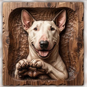 Bull Terrier STL view 1