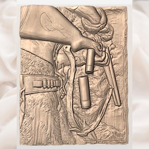 Cowboy Hunter Rifle Relief view 2