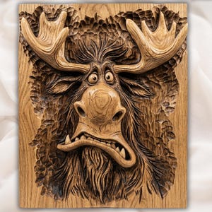 Funny Moose STL view 1