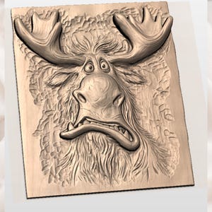 Funny Moose STL view 3