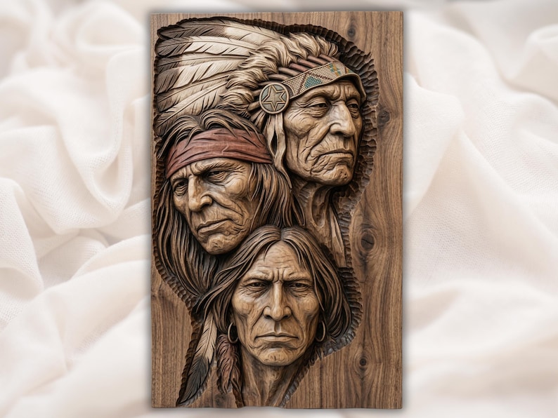 Tribal Elder Faces STL