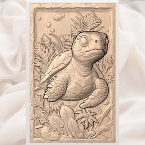 Cute Turtle STL view 2