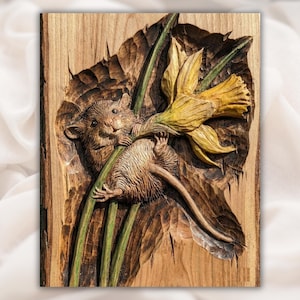 Mouse Relief STL view 1