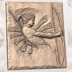 Sagittarius Greek Archer STL view 2