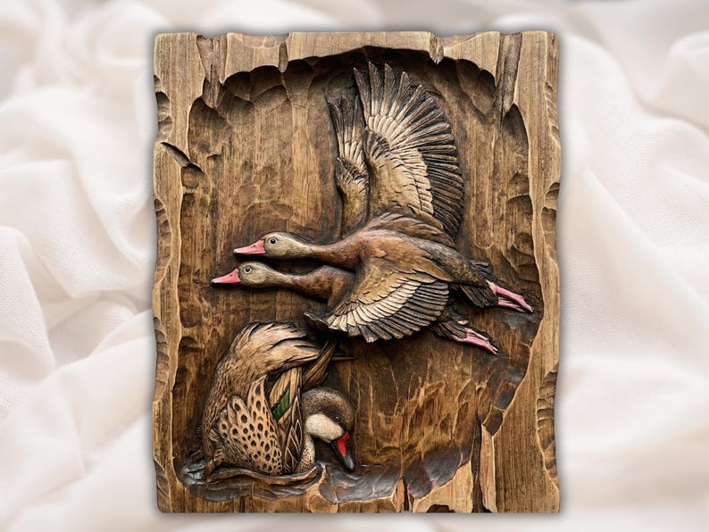 Flying Geese & Duck Relief STL