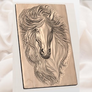 Horse Head STL view 2