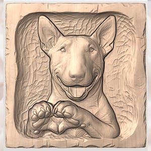 Bull Terrier STL view 3