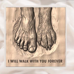 I Will Walk With You Forever--3D Relief STL view 2
