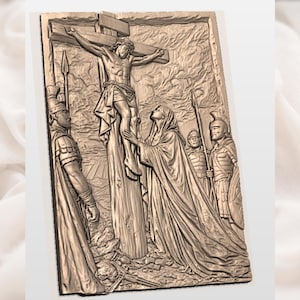 Jesus on the Cross STL view 2