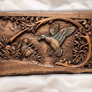 Duck Marsh Relief STL view 1