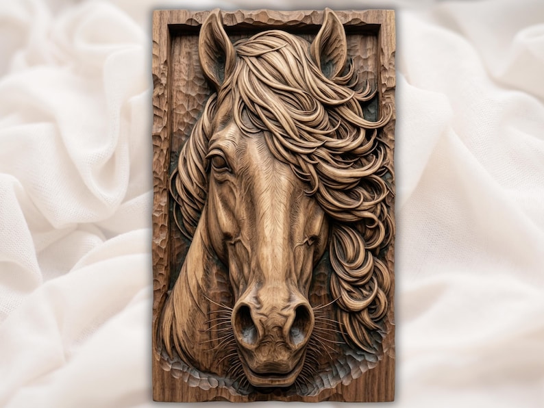 Equestrian Horse Portrait STL
