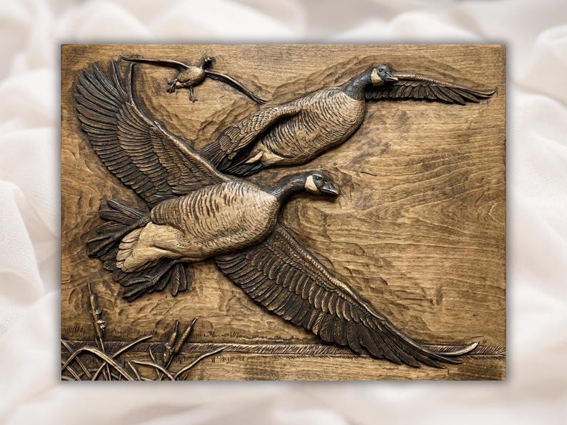 Flying Geese 3D Relief STL File