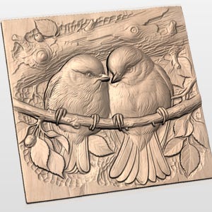 Songbird Pair STL view 3
