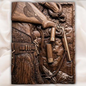 Cowboy Hunter Rifle Relief view 1