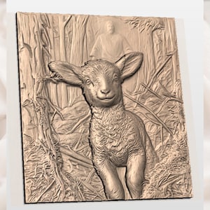 Lamb of God Relief STL view 2
