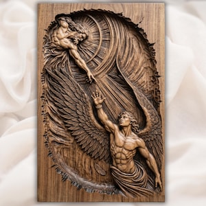Fallen Angel STL view 1