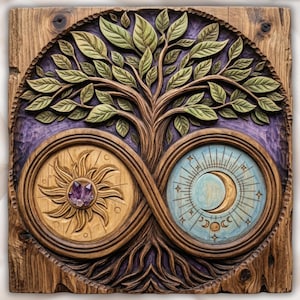 Infinity Tree of Life STL view 1
