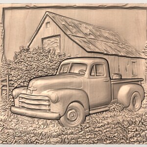 Vintage Truck STL view 2