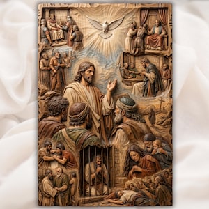 Christian 3D Relief Model view 1