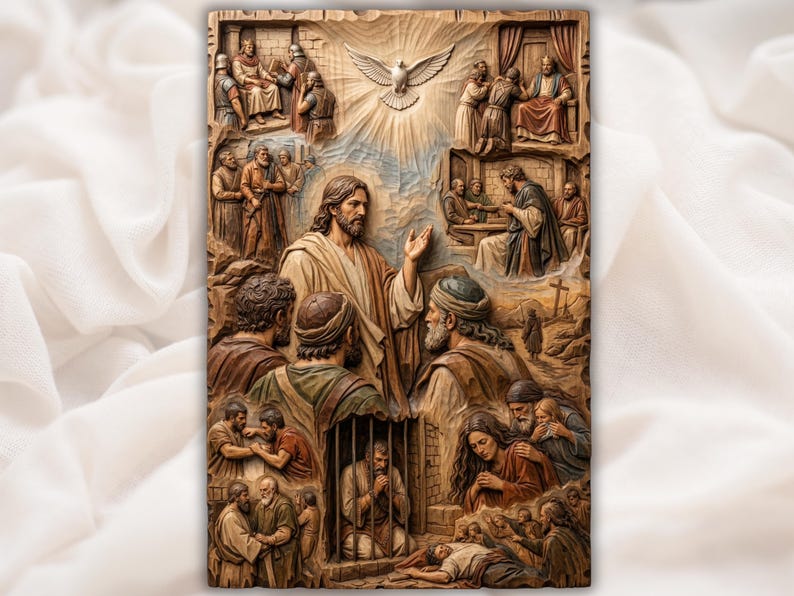 Christian 3D Relief Model