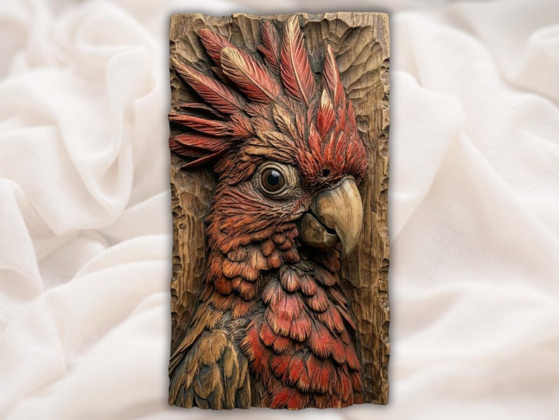 Parrot Head Relief STL