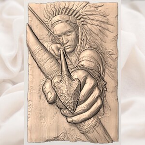 Tribal Warrior STL view 3