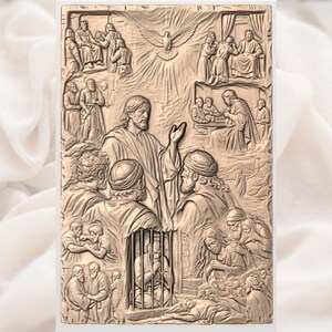 Christian 3D Relief Model view 3