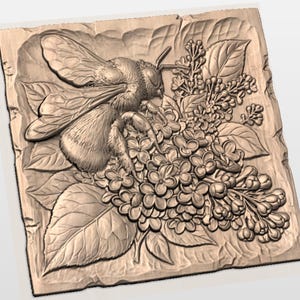 Bumblebee and  Lilac STL view 2