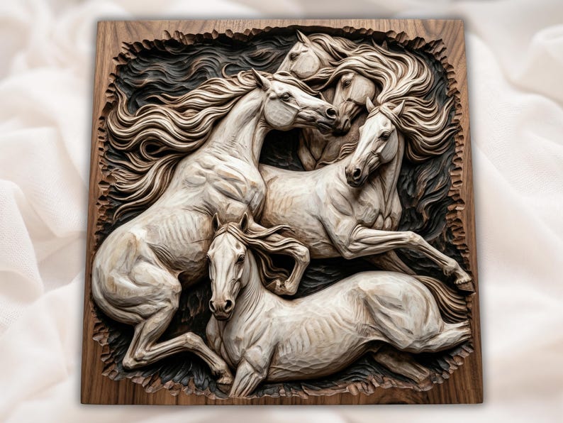 Wild Horse Herd STL