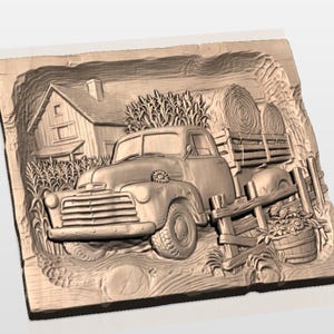 Farm Truck STL view 2