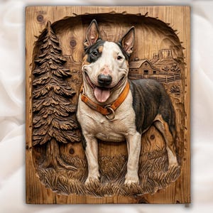 Bull Terrier STL view 1