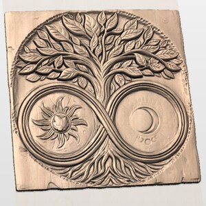 Infinity Tree of Life STL view 2