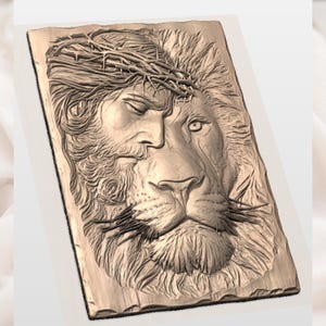 Jesus Lion of Judah STL view 2