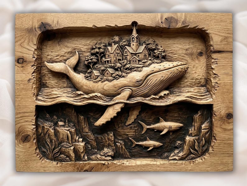 Tree of Life Tortoise 3D Relief STL