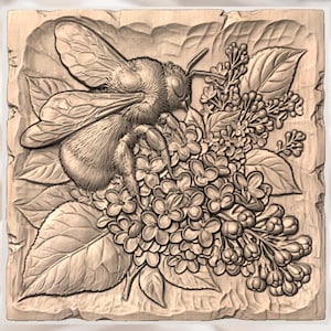 Bumblebee and  Lilac STL view 3