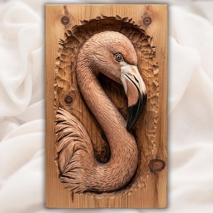 Flamingo STL view 1
