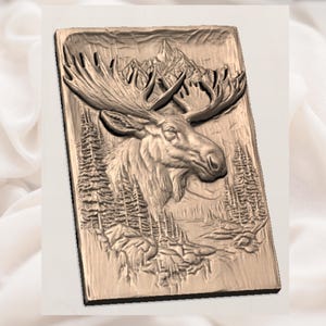 Bull Moose 3D STL File view 2